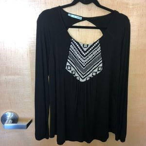 Black long sleeve shirt